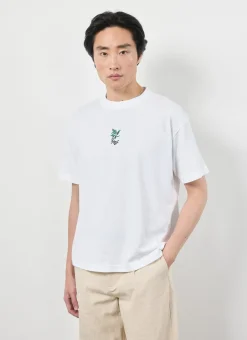 Percival White T-Shirts|Oversized T-Shirts^Fern Oversized T Shirt White