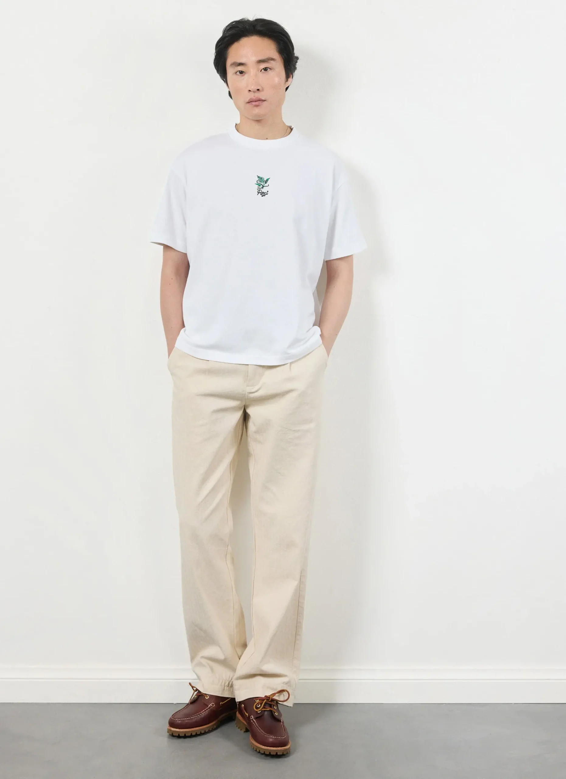 Percival White T-Shirts|Oversized T-Shirts^Fern Oversized T Shirt White
