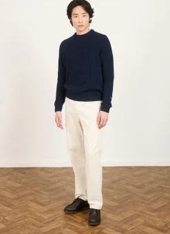 Percival Jumpers & Sweaters^Fisherman Jumper Navy