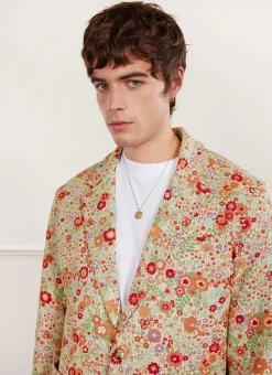 Percival Race Day Suits|Work Suits^Floral Tailored Blazer Multi