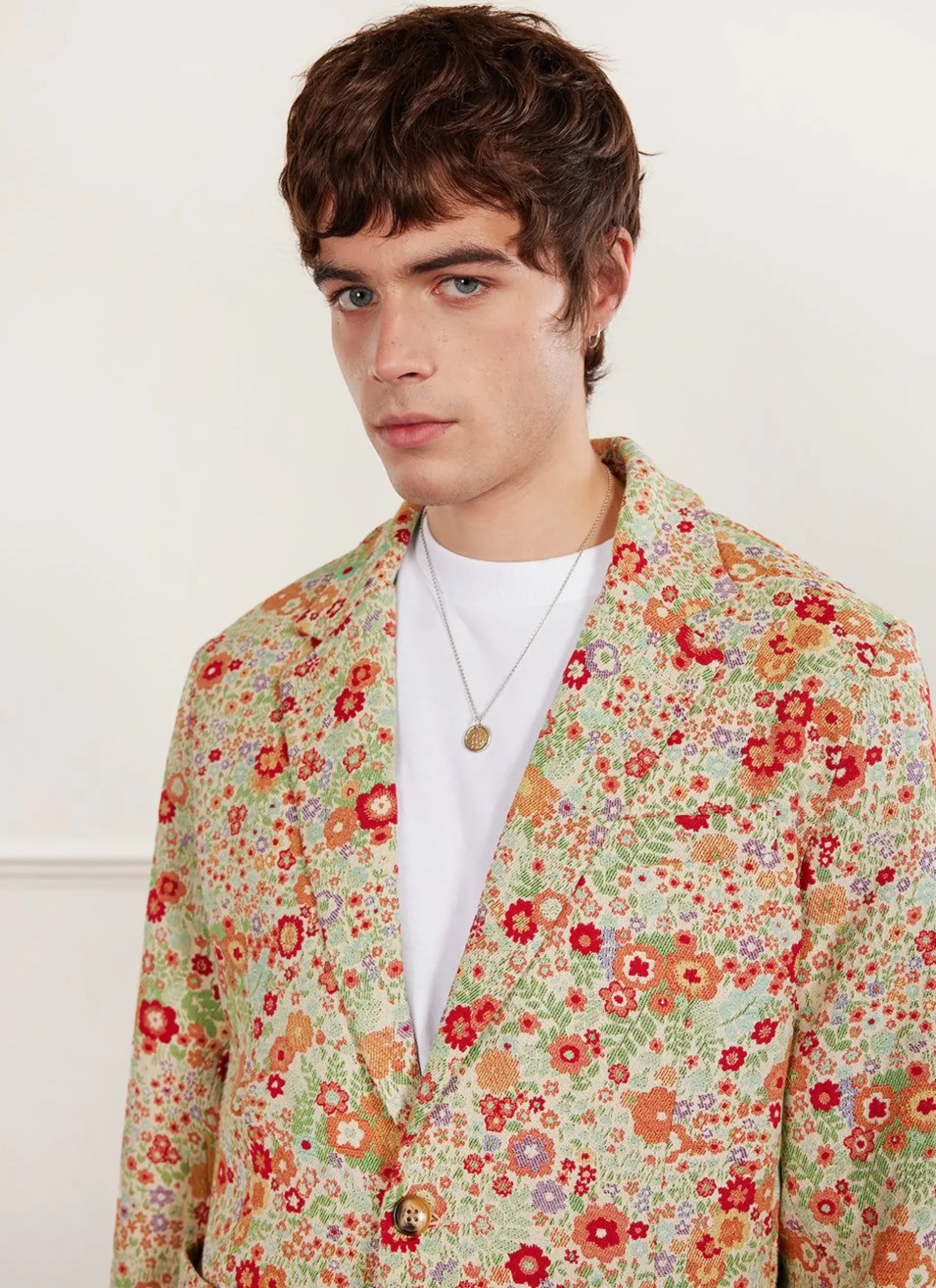 Percival Race Day Suits|Work Suits^Floral Tailored Blazer Multi