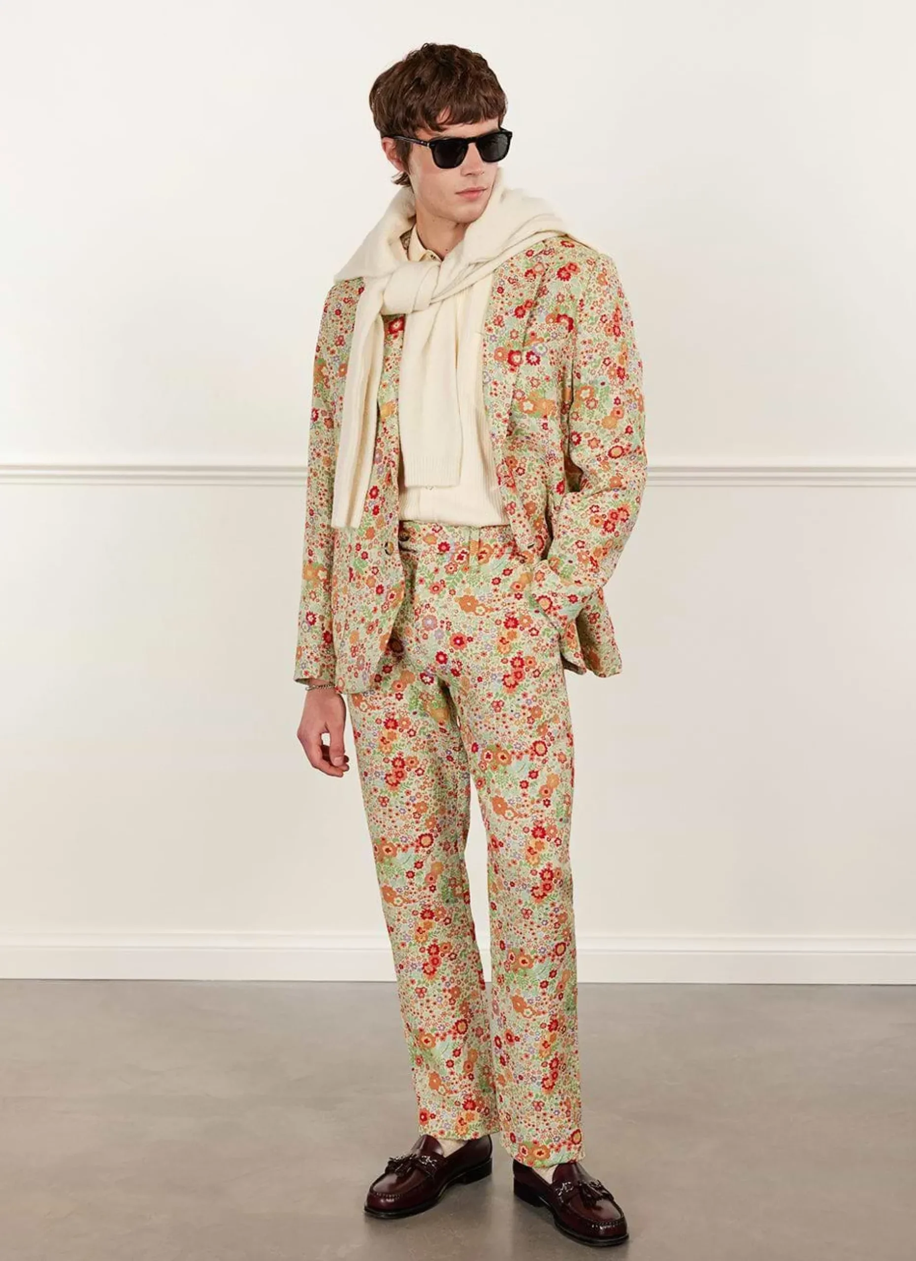 Percival Race Day Suits|Work Suits^Floral Tailored Blazer Multi