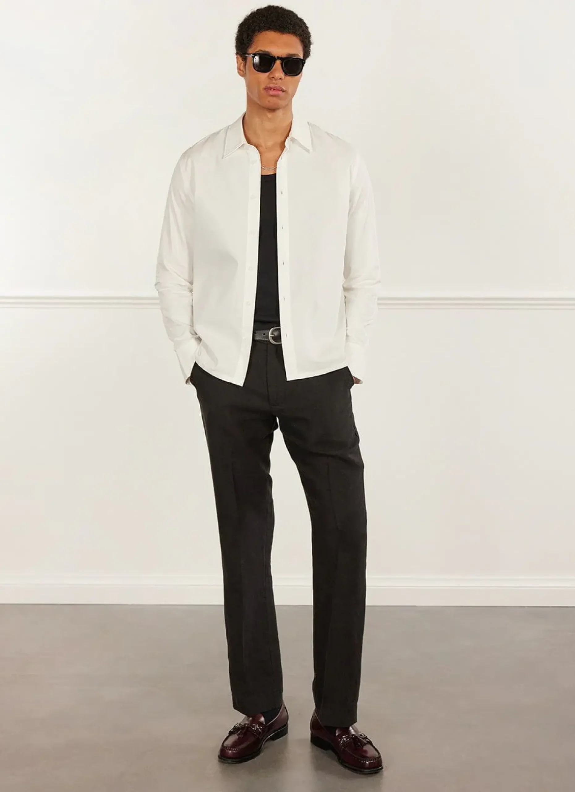 Percival Long Sleeve Shirts^Formal Classic Shirt White