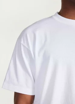 Percival White T-Shirts|Boxy T-Shirts^Fuji Oversized T Shirt White