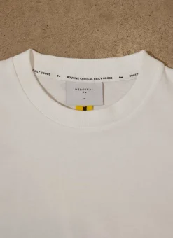 Percival White T-Shirts|Boxy T-Shirts^Fuji Oversized T Shirt White