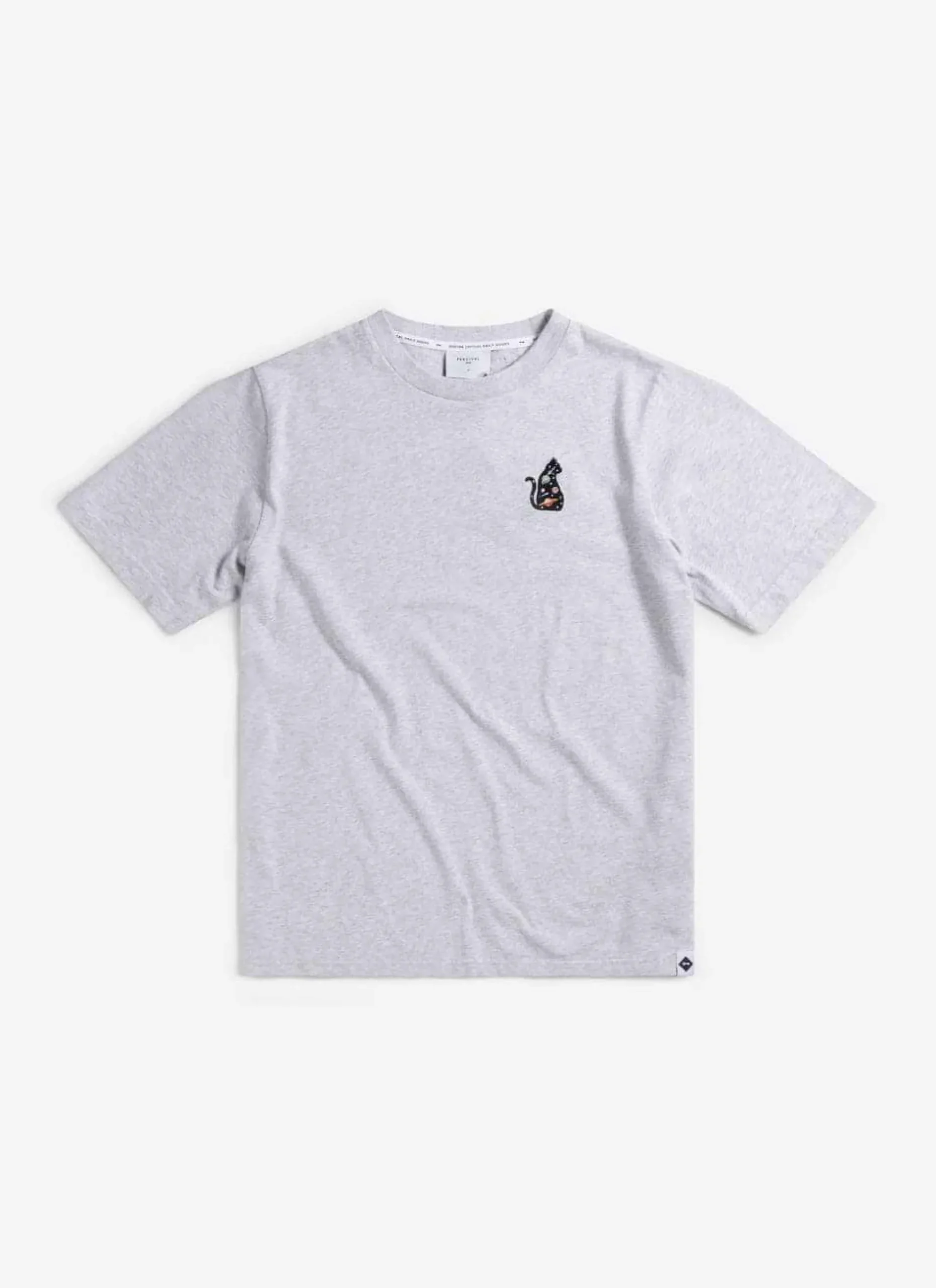 Percival Regular Fit T-Shirts^Galaxy Cat T Shirt Athletic Grey