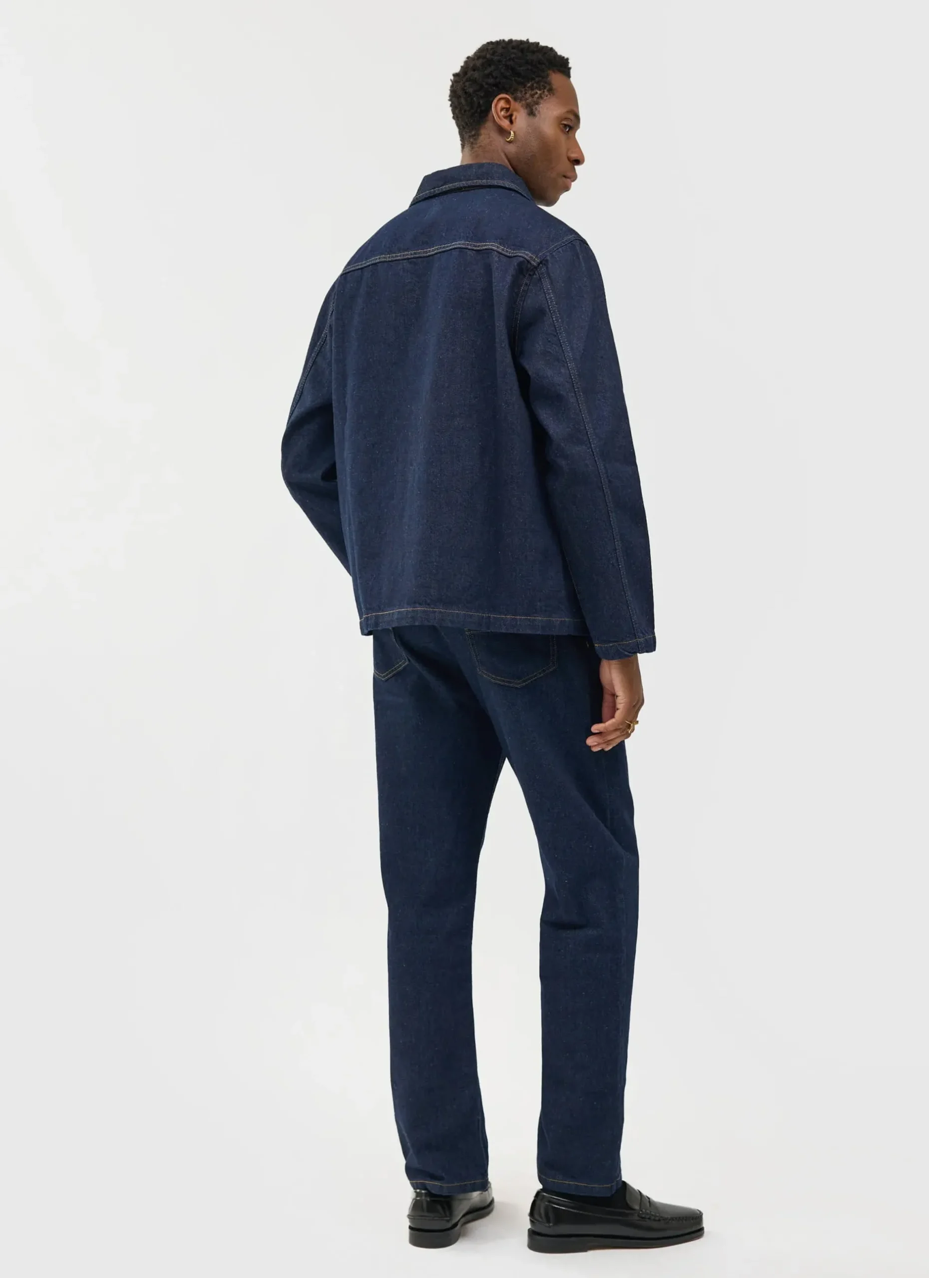 Percival Jackets|Denim Jackets^Gove Chore Jacket Dark Indigo
