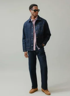 Percival Jackets|Denim Jackets^Gove Chore Jacket Dark Indigo