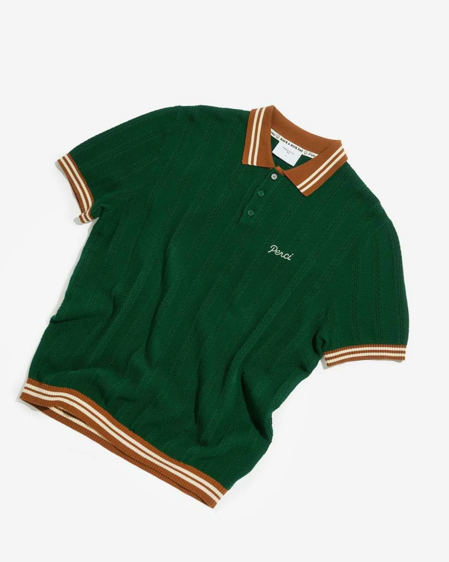 Percival Polo Shirts|Polo Shirts^HQ Knitted Polo Forest