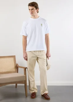 Percival White T-Shirts|Oversized T-Shirts^Iced Matcha Oversized T Shirt White
