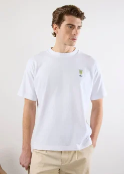 Percival White T-Shirts|Oversized T-Shirts^Iced Matcha Oversized T Shirt White