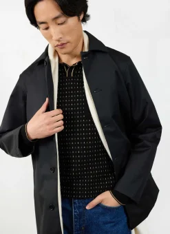 Percival Knitted Shirts|Knitted Polo Shirts & Knitted Shirts^Kihara Long Sleeve Polo Black