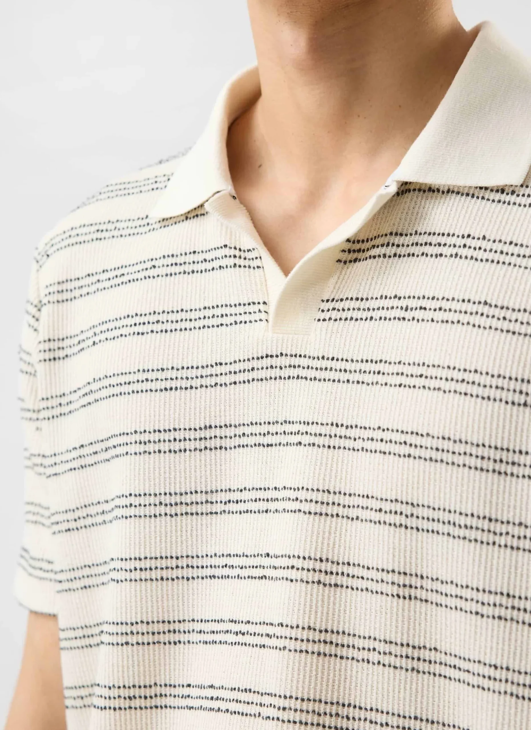 Percival Short Sleeve Shirts|Polo Shirts^Laurent Open Collar Polo Ecru