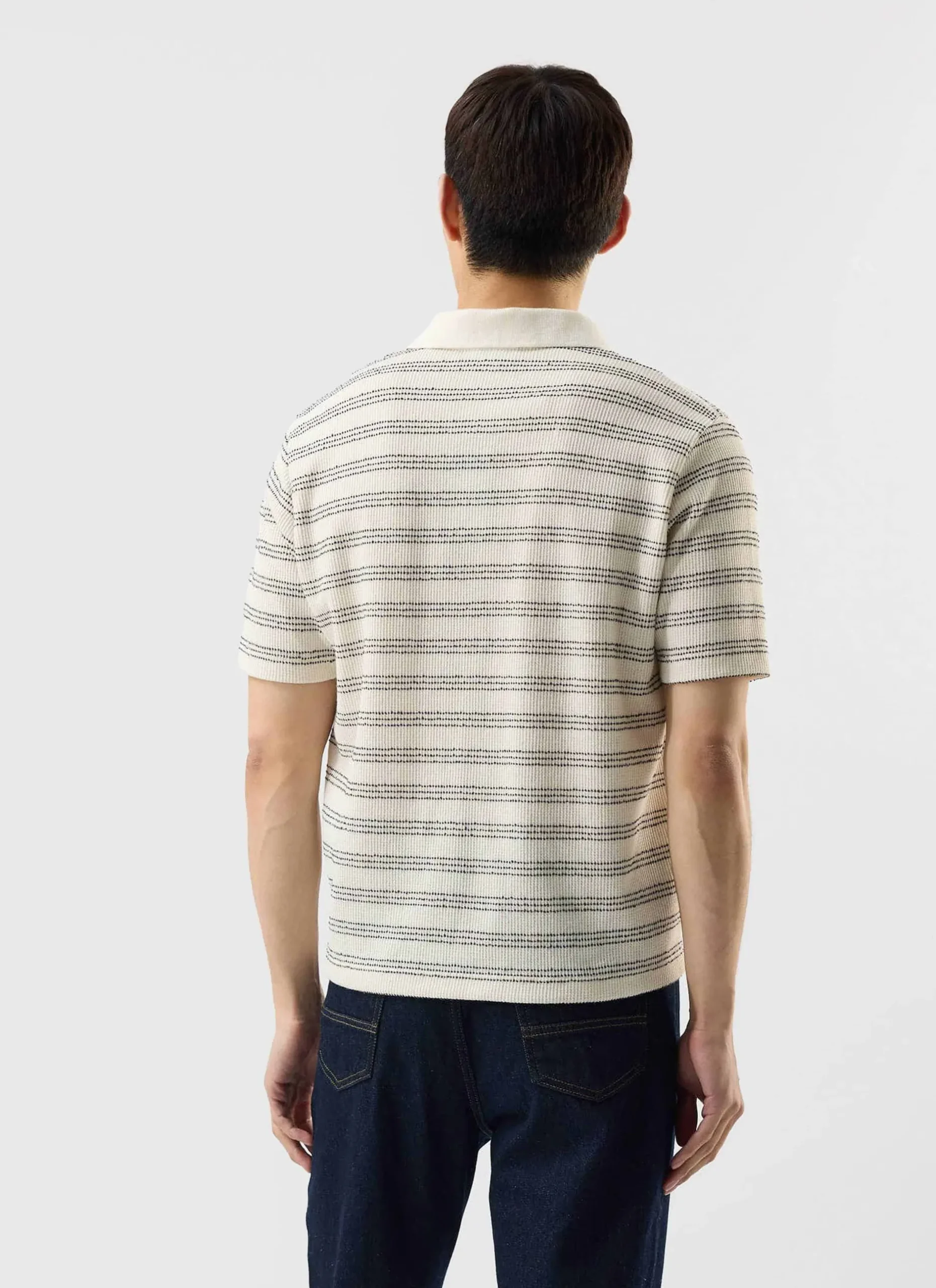 Percival Short Sleeve Shirts|Polo Shirts^Laurent Open Collar Polo Ecru