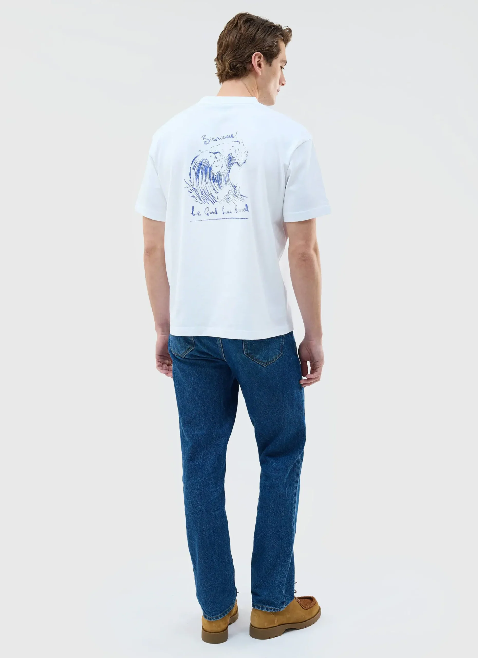 Percival White T-Shirts|Oversized T-Shirts^Le Grand Lac Oversized T Shirt White