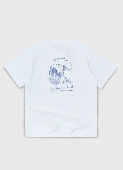 Percival White T-Shirts|Oversized T-Shirts^Le Grand Lac Oversized T Shirt White