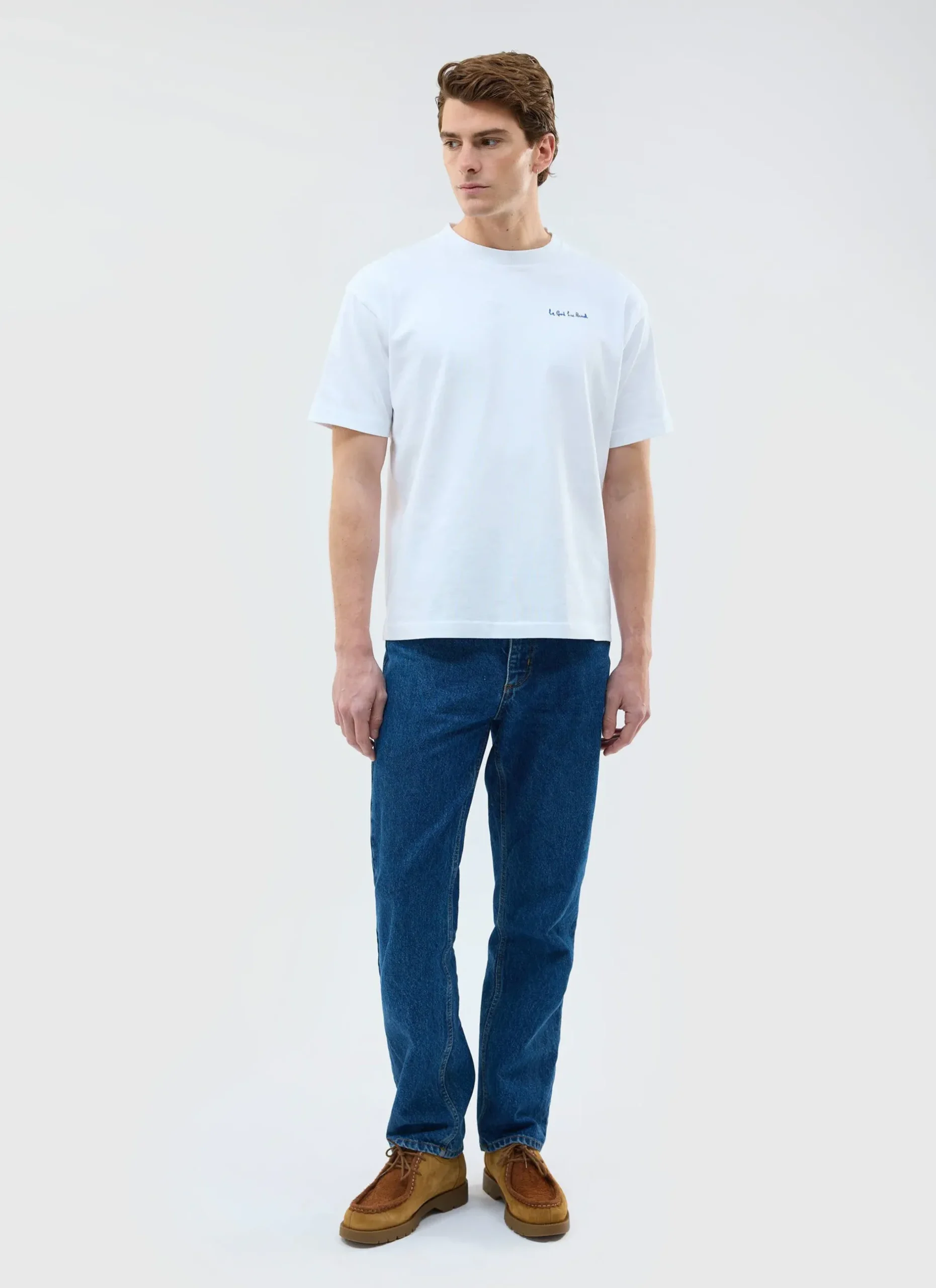 Percival White T-Shirts|Oversized T-Shirts^Le Grand Lac Oversized T Shirt White