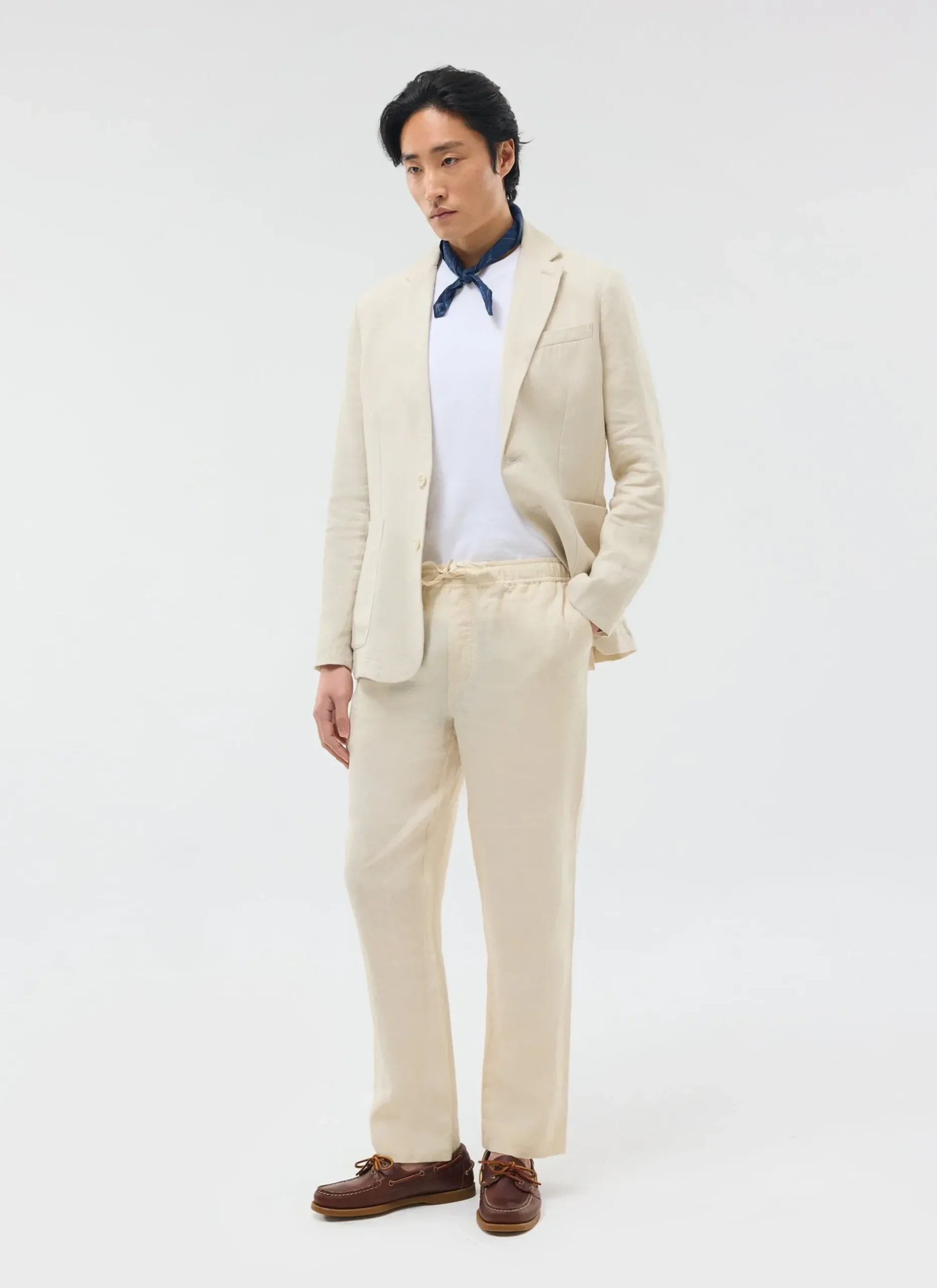Percival Linen Trousers|Race Day Suits^Linen Everyday Trousers Cream