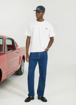 Percival Oversized T-Shirts|Boxy T-Shirts^Mach Won! '69 Mustang Oversized T Shirt White