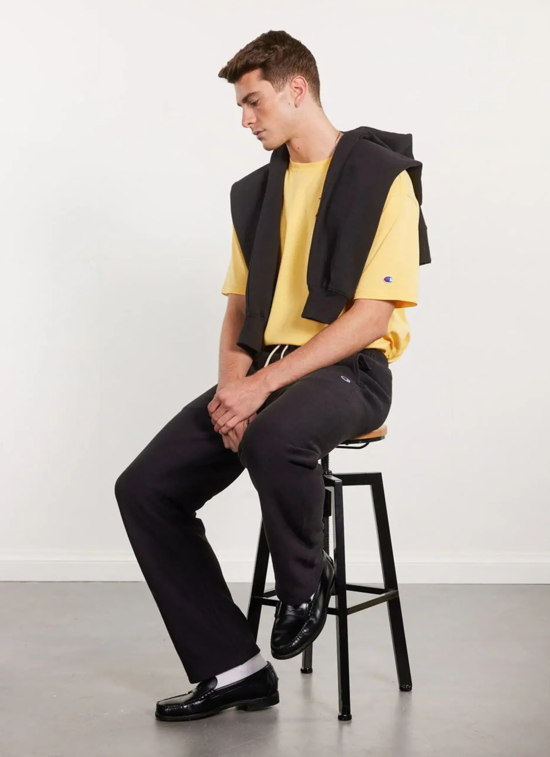 Percival Joggers^Mascot Straight Leg Trackpants Black