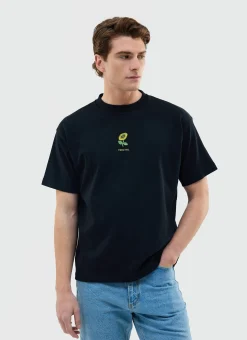 Percival Oversized T-Shirts|Boxy T-Shirts^Nature Reserve Oversized T Shirt Black