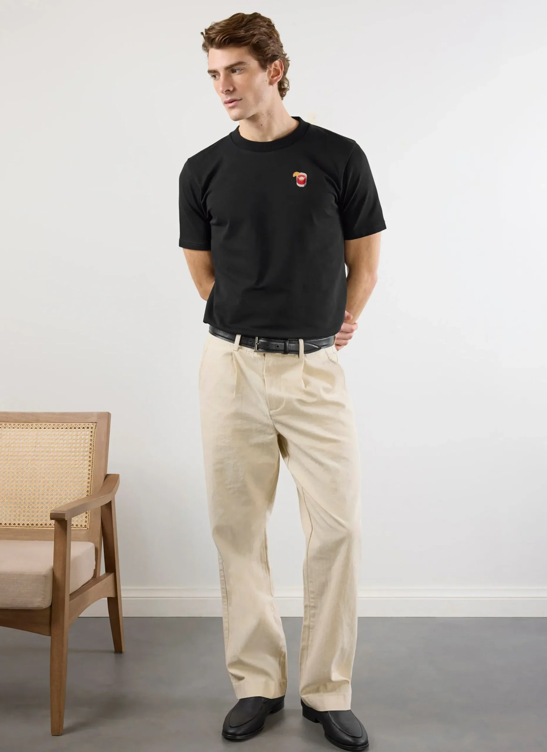 Percival Regular Fit T-Shirts^Negroni T Shirt Black
