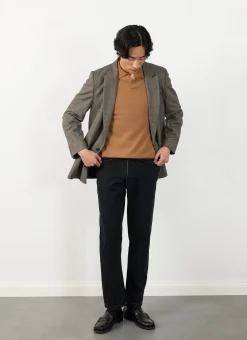 Percival Polo Shirts|Polo Shirts^Network Long Sleeve Polo Rust