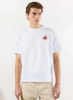 Percival White T-Shirts|Oversized T-Shirts^Octo Oversized T Shirt White