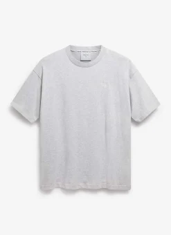Percival Oversized T-Shirts|Boxy T-Shirts^Olive Branch Oversized T Shirt Athletic Grey