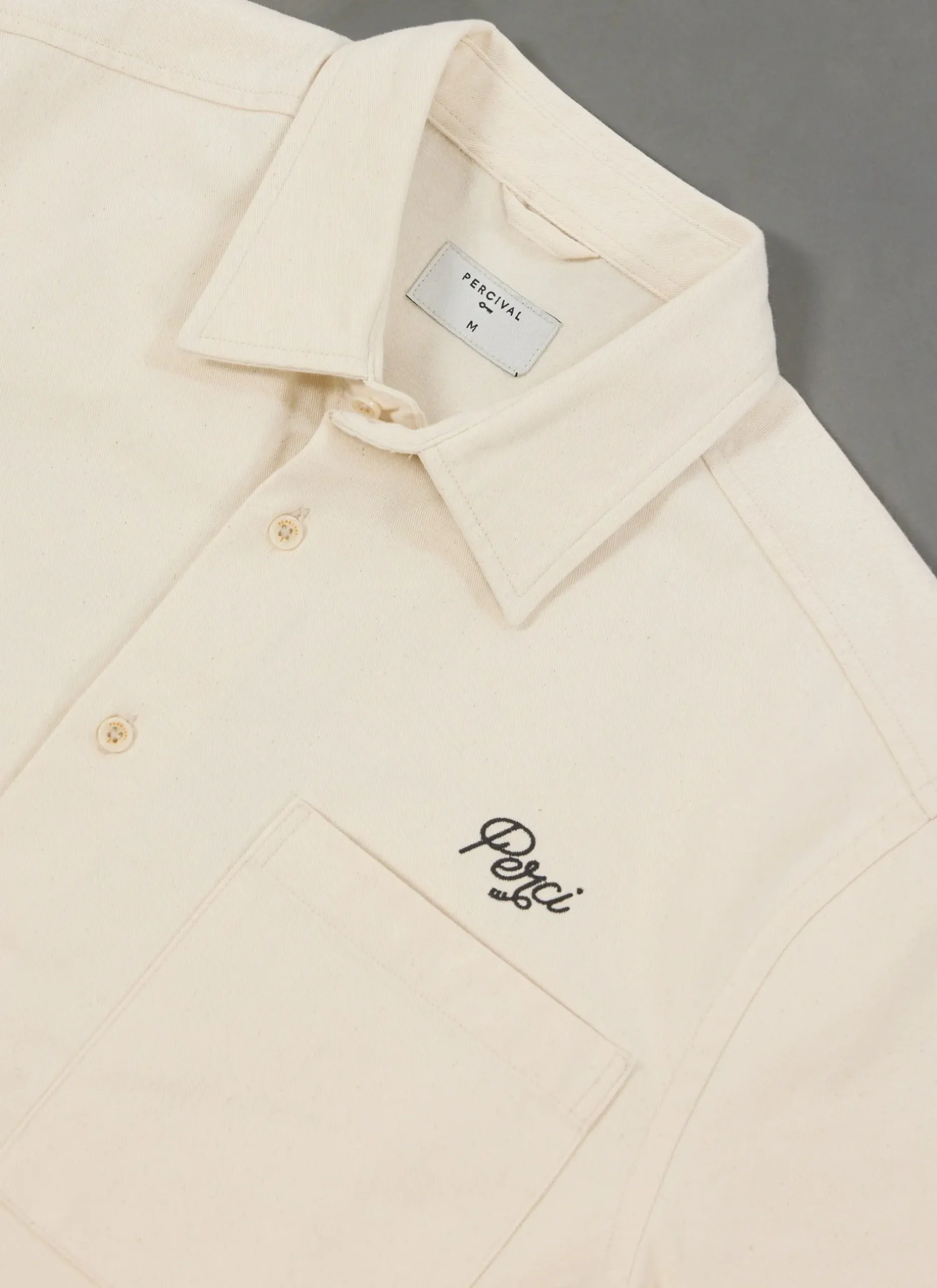 Percival Short Sleeve Shirts|Knitted Shirts^Olive Embroidered Cropped Shirt White
