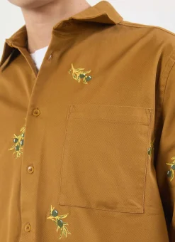 Percival Overshirts & Workshirts|Overshirts^Olive Overshirt Rust