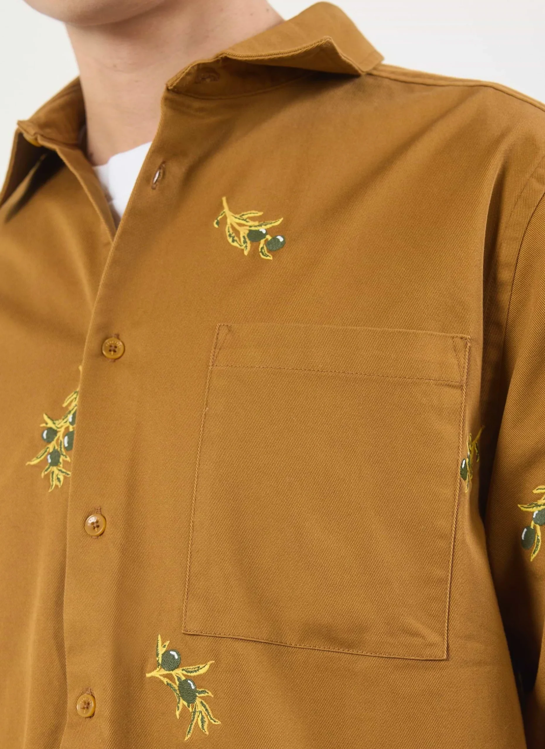 Percival Overshirts & Workshirts|Overshirts^Olive Overshirt Rust