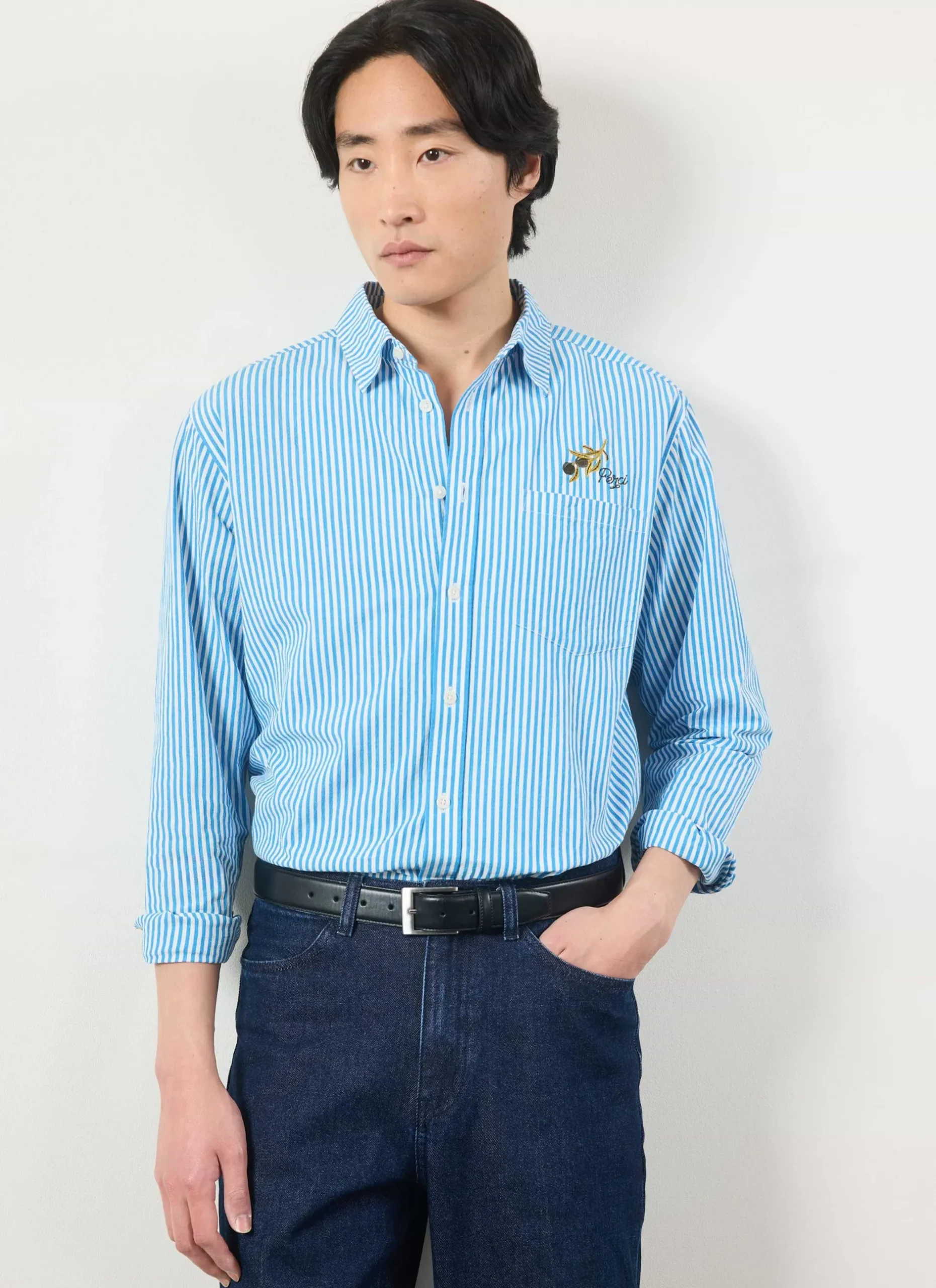 Percival Long Sleeve Shirts^Olive Pearce Shirt Blue