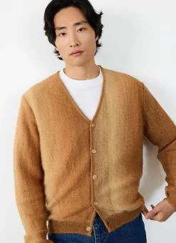 Percival Cardigans^Ombre Knitted Cardigan Tan