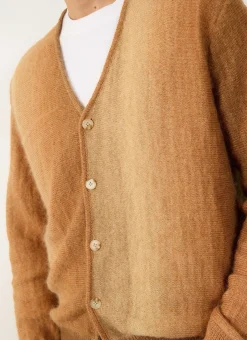 Percival Cardigans^Ombre Knitted Cardigan Tan
