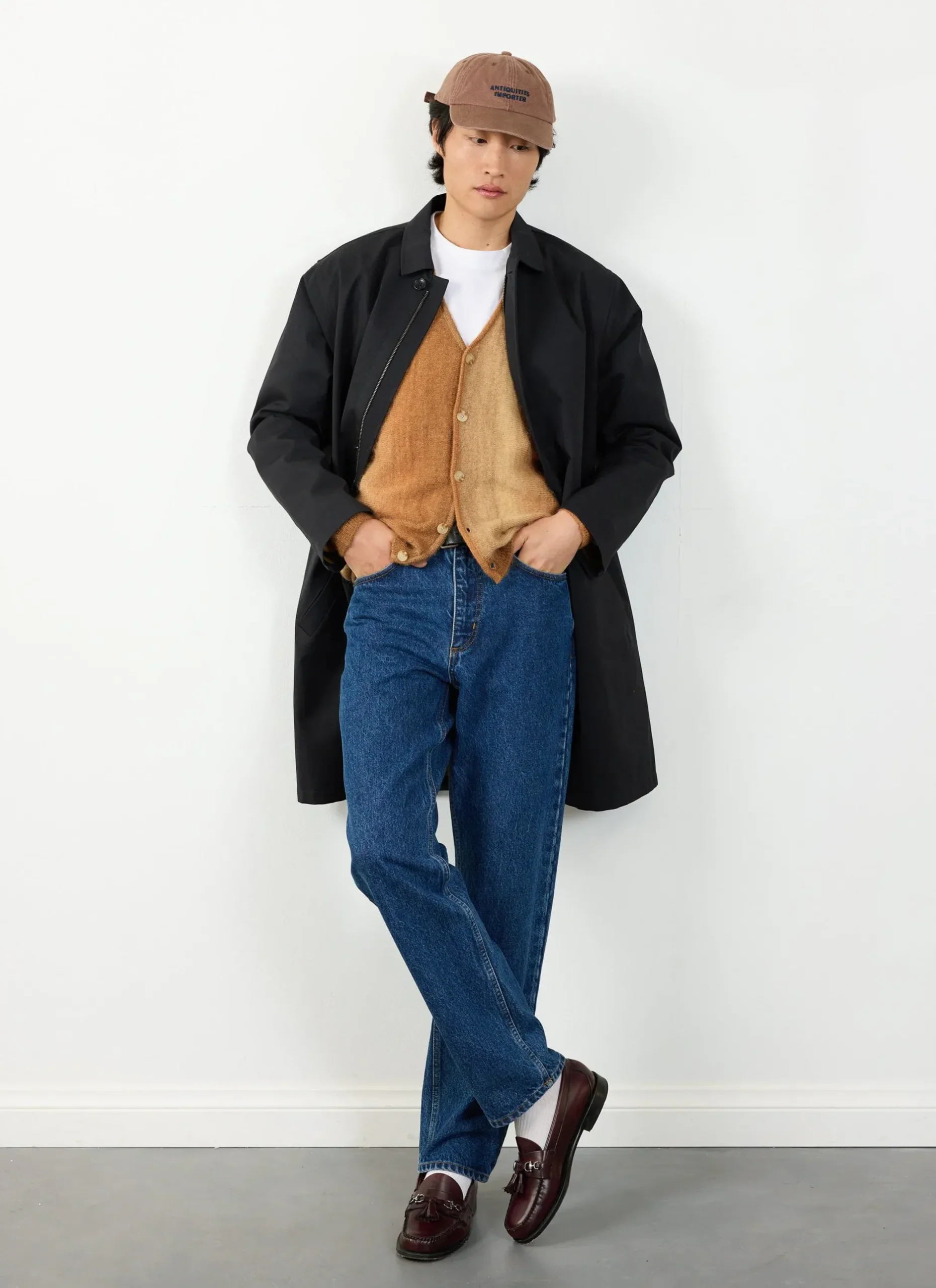 Percival Cardigans^Ombre Knitted Cardigan Tan