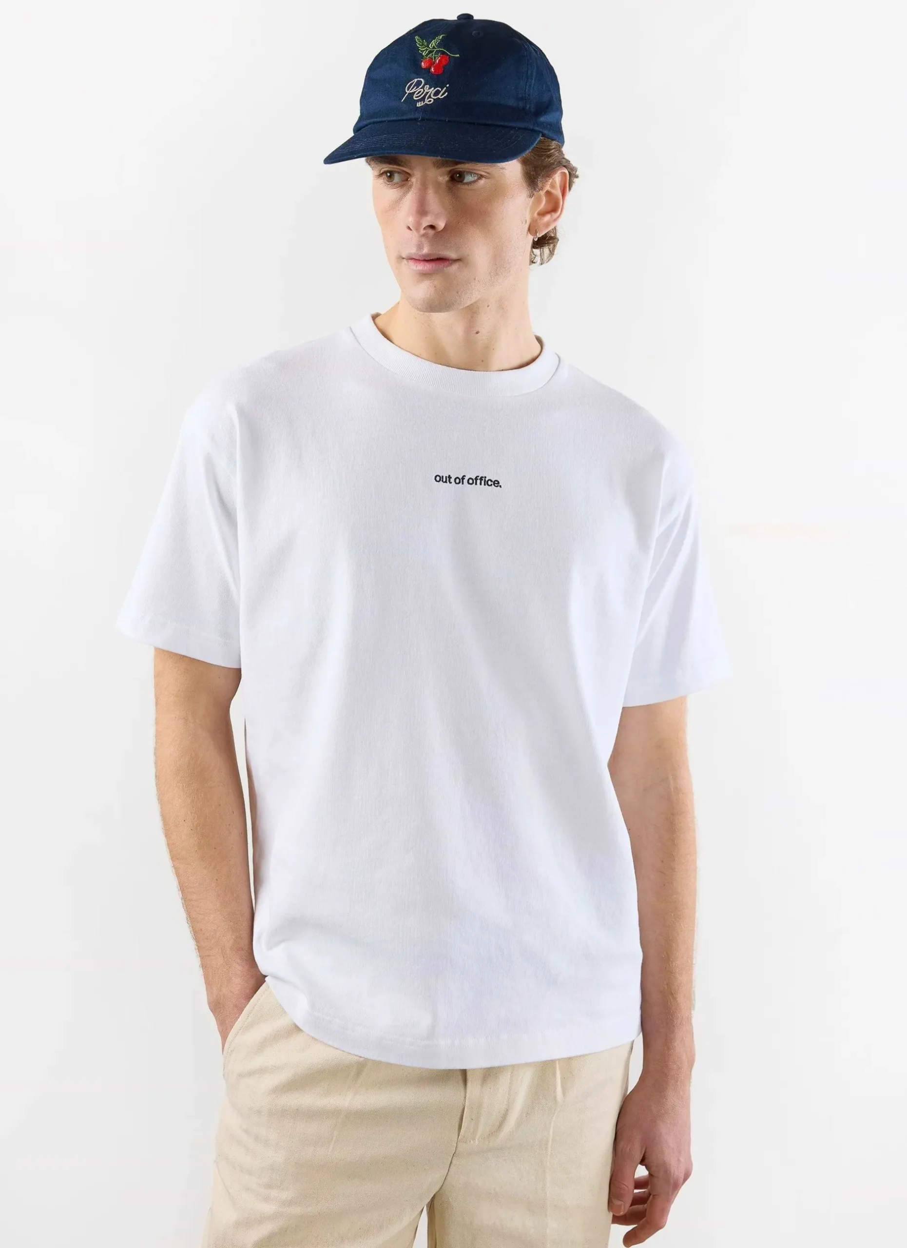 Percival White T-Shirts|Oversized T-Shirts^Out of Office Oversized T Shirt White