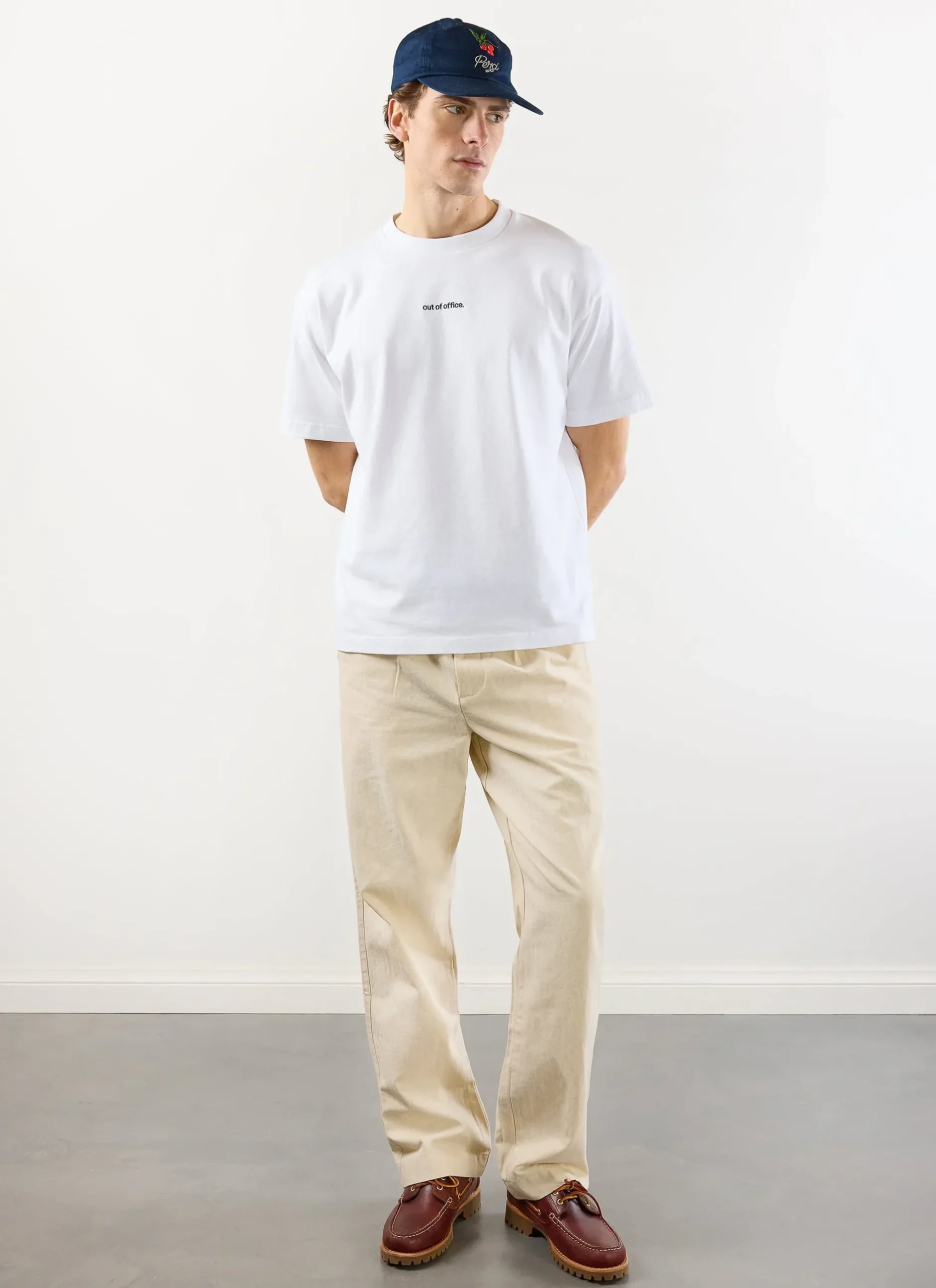 Percival White T-Shirts|Oversized T-Shirts^Out of Office Oversized T Shirt White