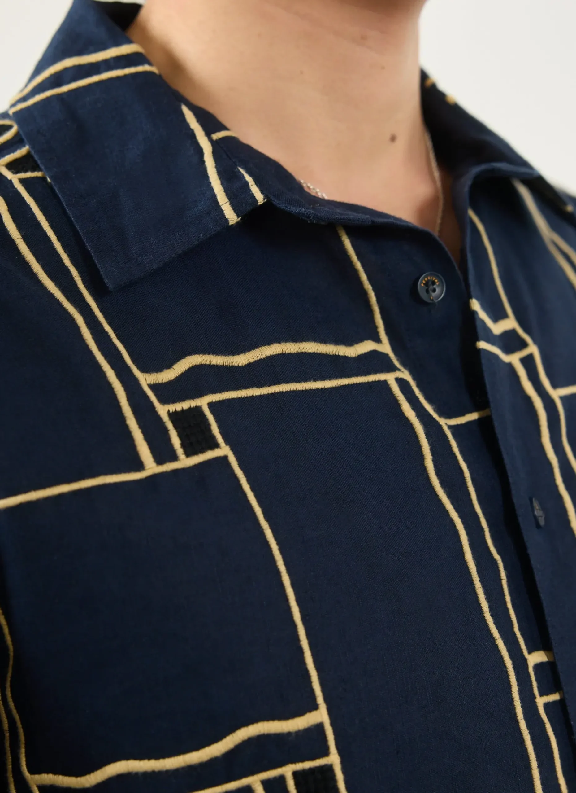 Percival Overshirts & Workshirts|Overshirts^Oversized Verona Shirt Navy