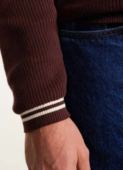 Percival Long Sleeve Shirts|Knitted Shirts^Pablo Cotton Knitted Shirt Espresso