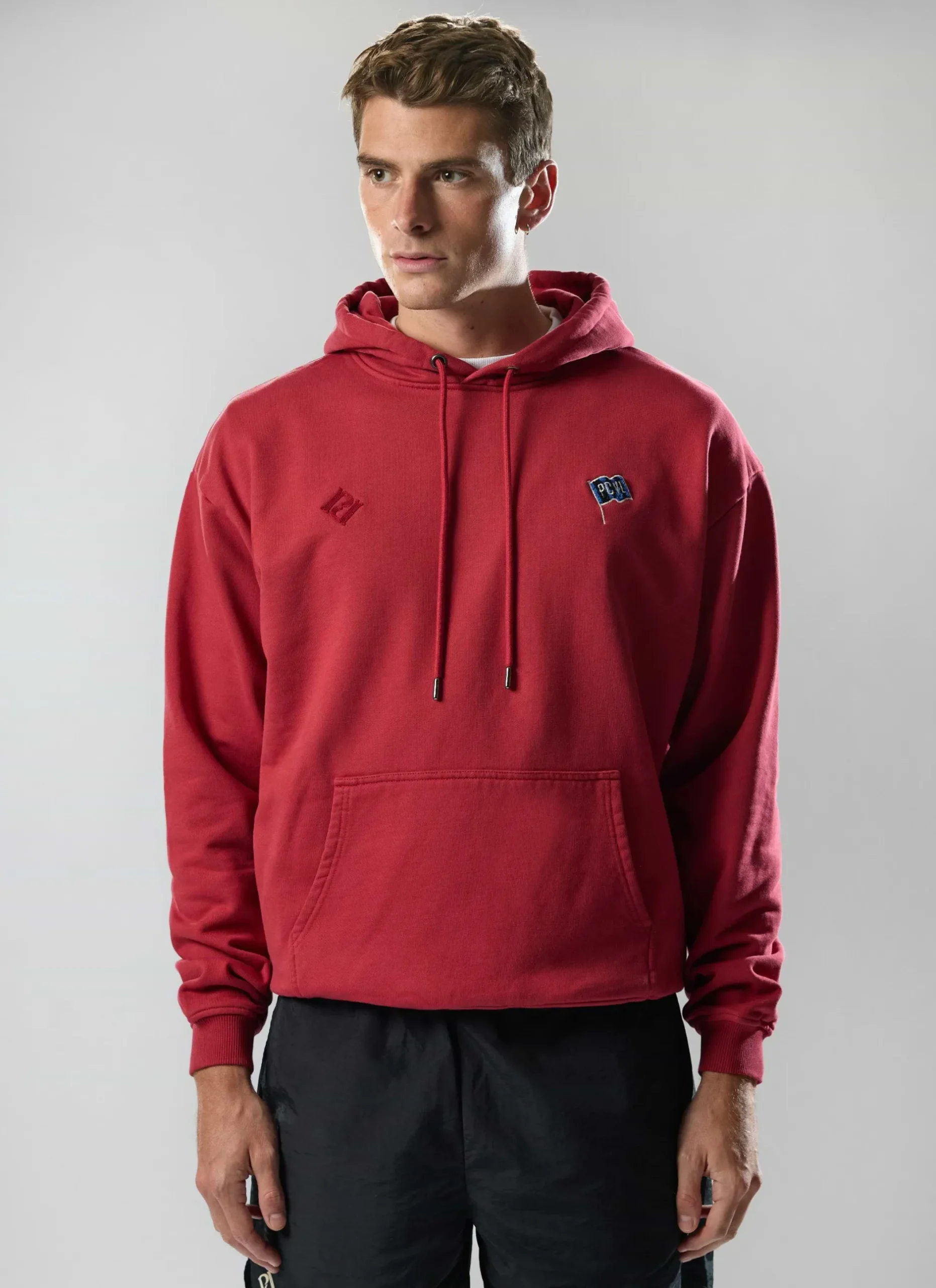 Percival Hoodies^PCVL Flag Hoodie Brick
