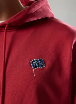 Percival Hoodies^PCVL Flag Hoodie Brick