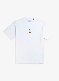Percival White T-Shirts|Oversized T-Shirts^PCVL Pie Oversized T Shirt White