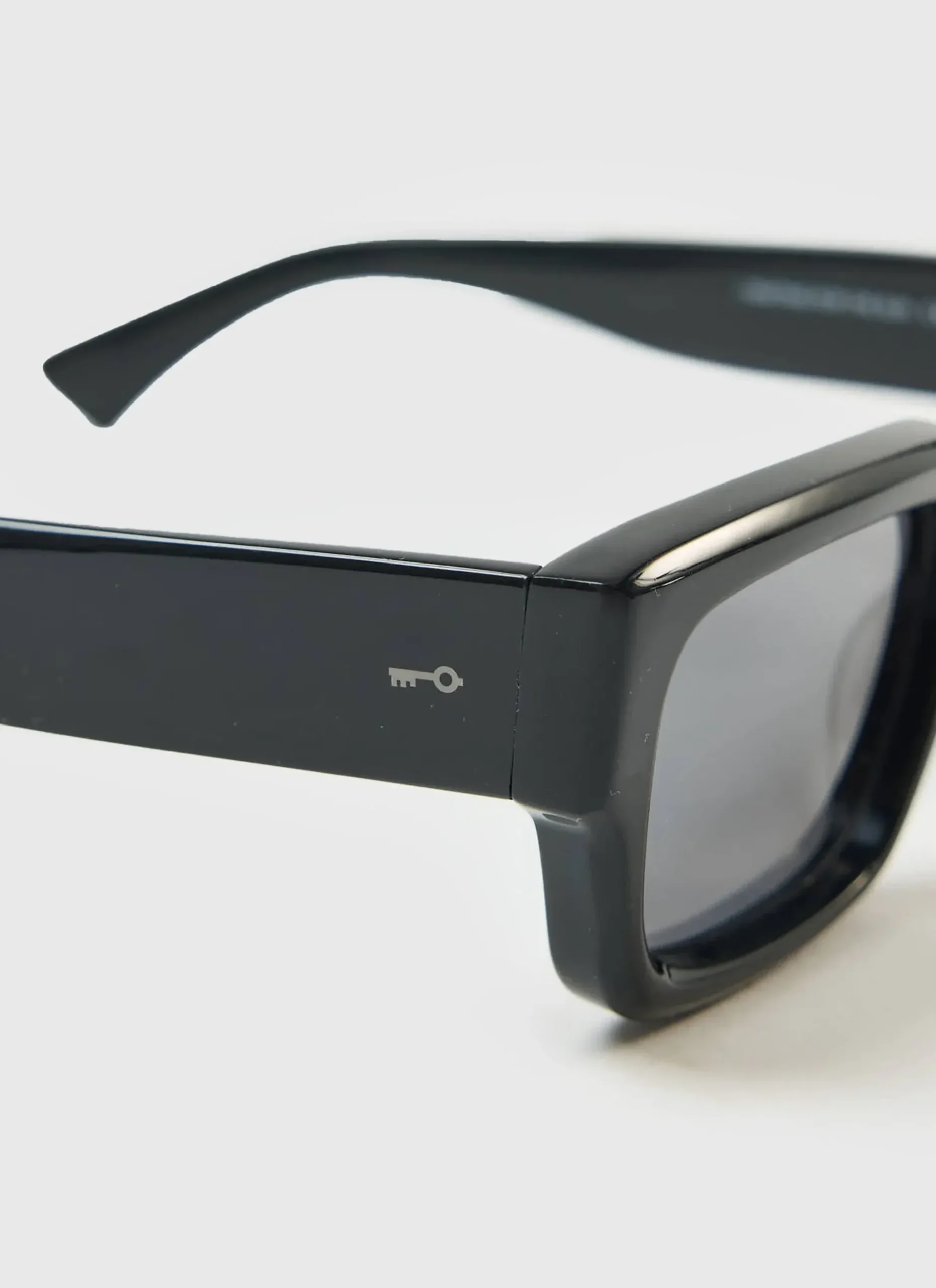 Percival Sunglasses^P002-E2 Black Sunglasses Black Polarized Lenses