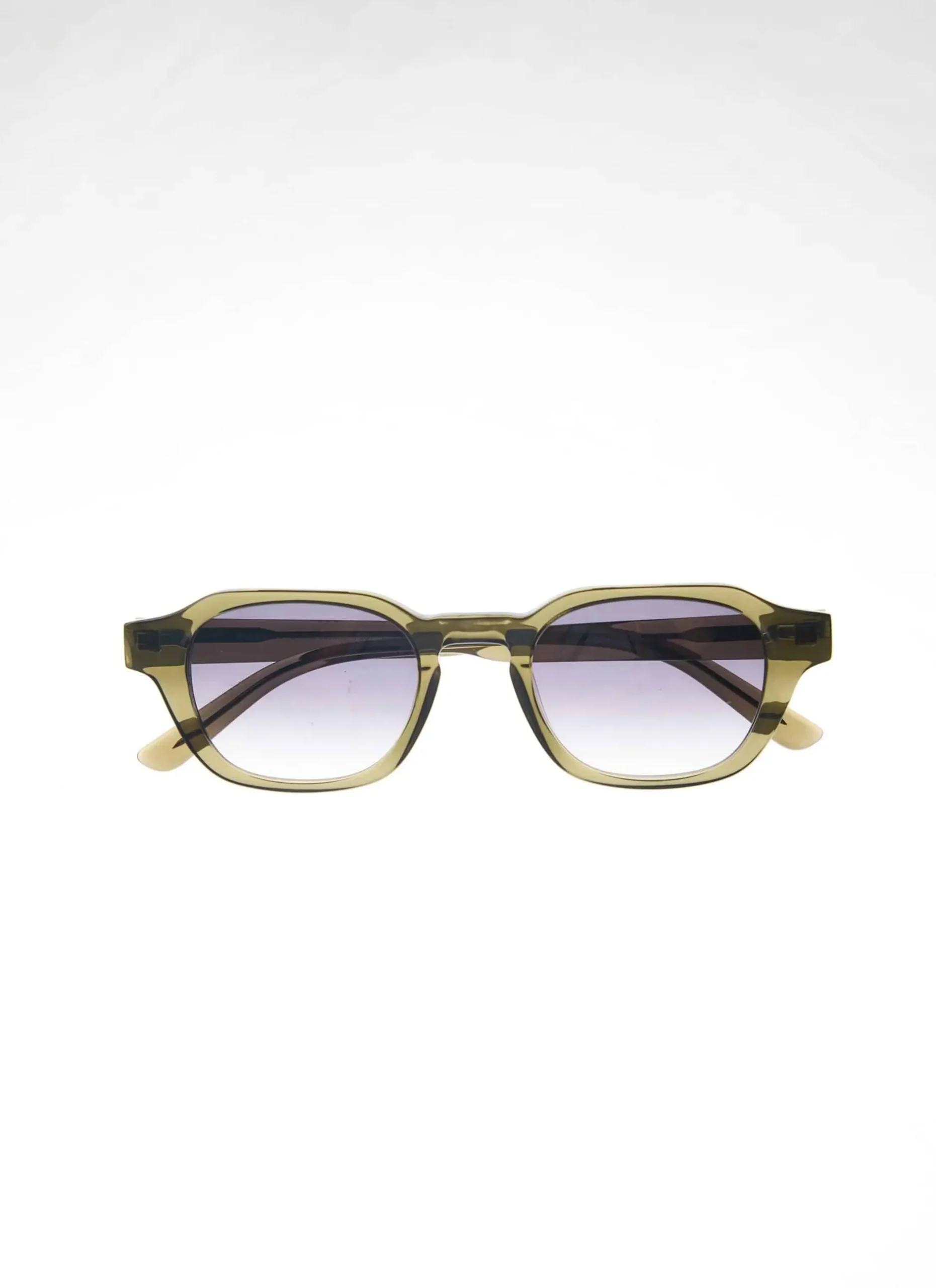 Percival Sunglasses^P001-E52 Olive Green Sunglasses Light Brown Lenses