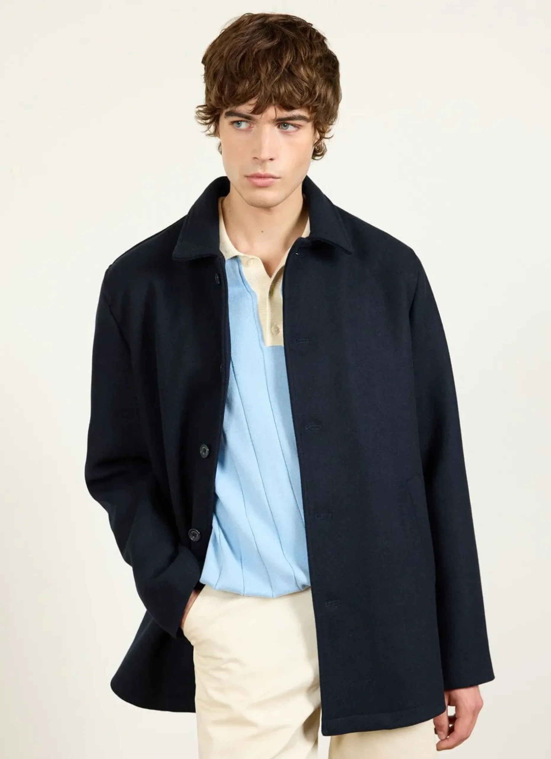 Percival Coats|Pea Coats^Pea Coat Navy
