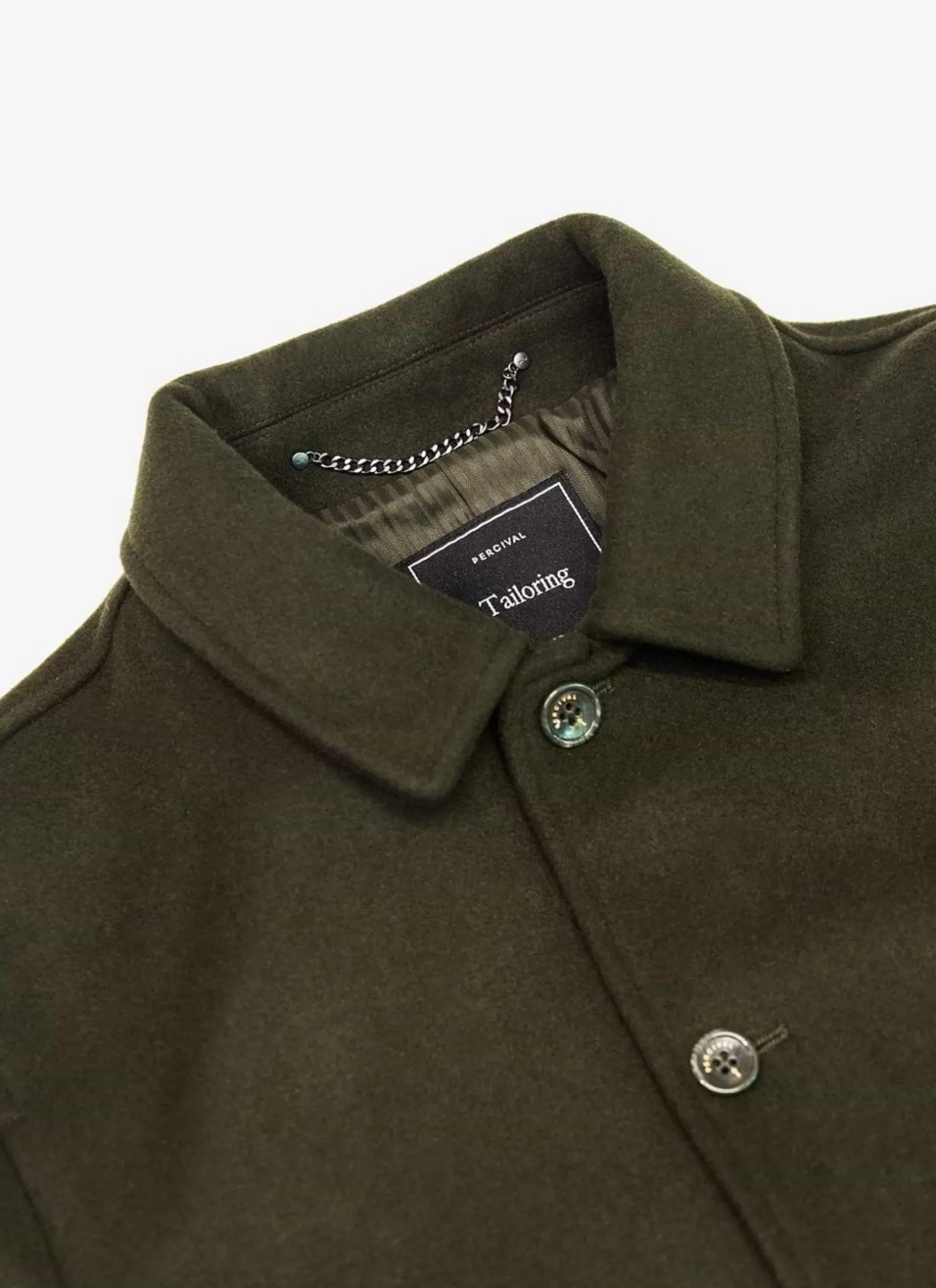 Percival Pea Coats|Coats^Pea Coat Olive