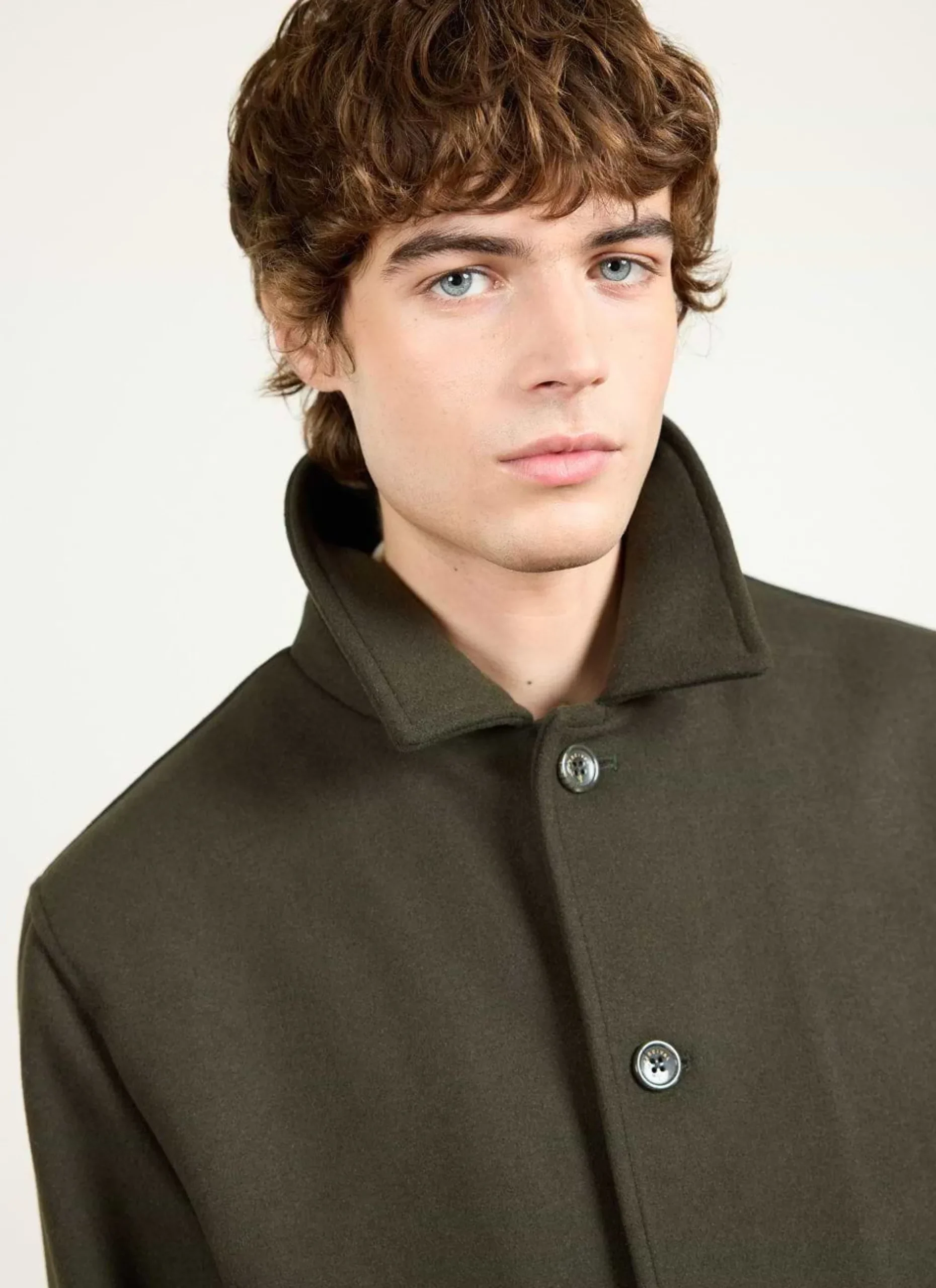 Percival Pea Coats|Coats^Pea Coat Olive