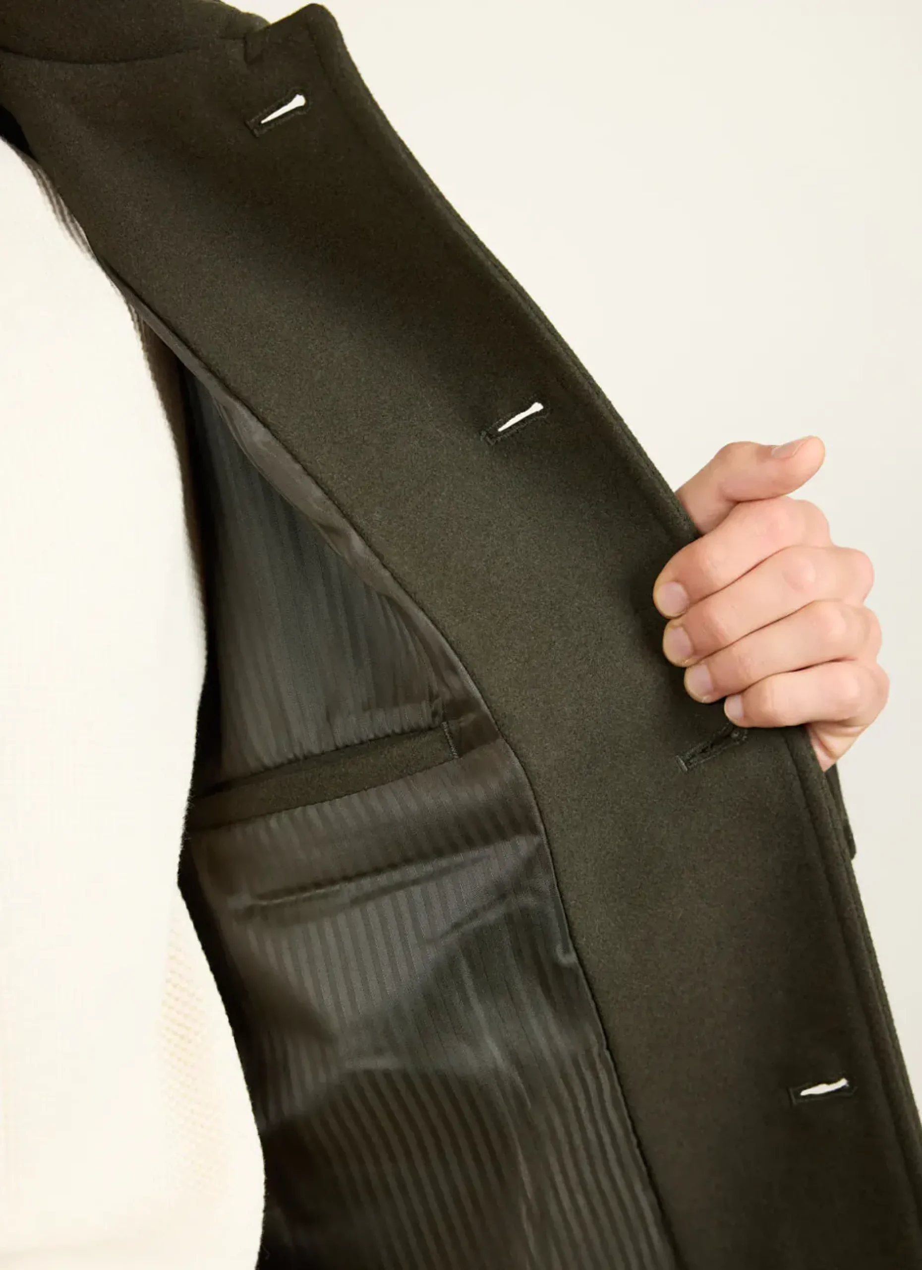 Percival Pea Coats|Coats^Pea Coat Olive