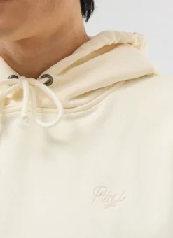 Percival Hoodies^Perci Chainstitch Hoodie Ecru